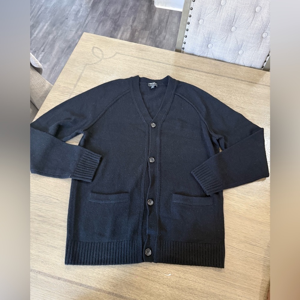 Todd sneyder Men's cardigan cashmere black M never used